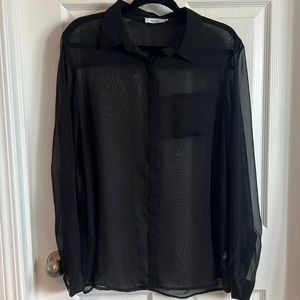 Ricki’s See-Through Long Sleeve Dress Shirt